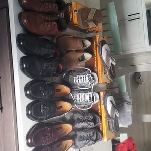 New men's shoes, 10 pairs total
